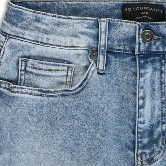 No Boundaries Men's and Big Men's Knit Denim Jeans NWT - Picture 2 of 3